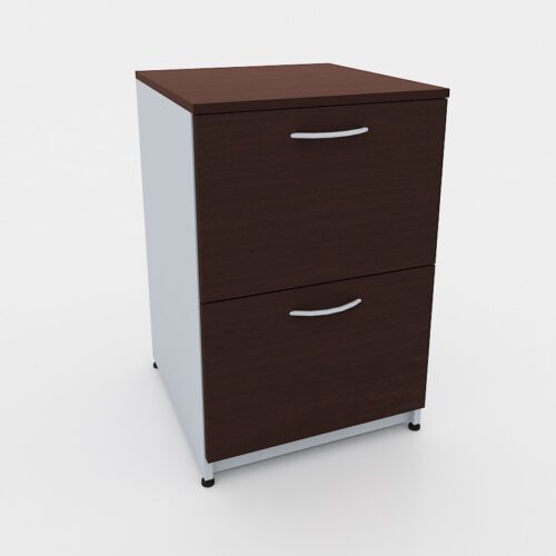 ARCHIVERO VERTICAL 2 GAVETAS CON CHAPA GENERAL DE 48 X 50 X 74cm. - muebles de oficina en veracruz y xalapa