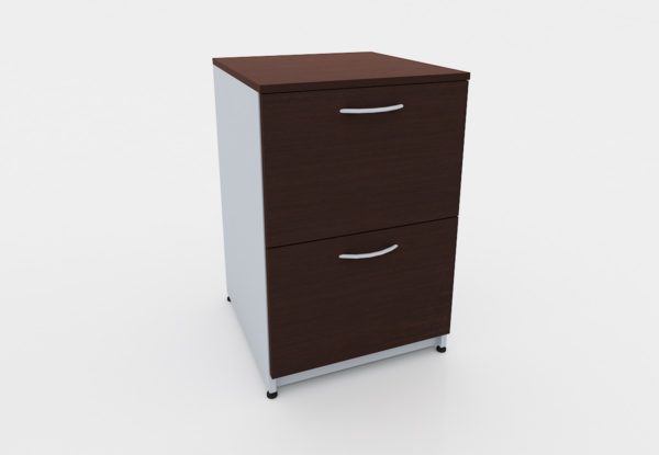 ARCHIVERO VERTICAL 2 GAVETAS CON CHAPA GENERAL DE 48 X 50 X 74cm. - muebles de oficina en veracruz y xalapa