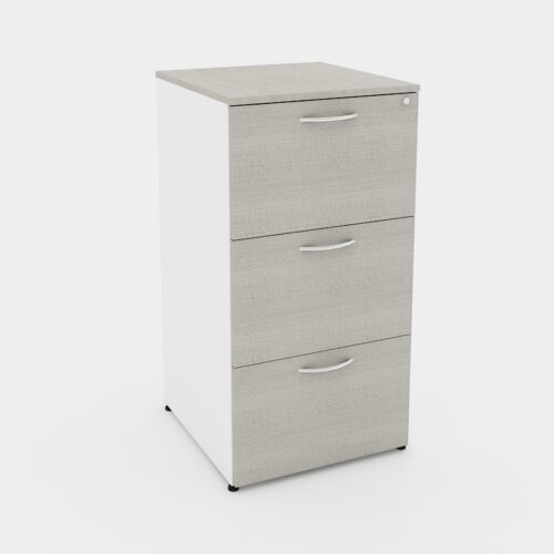 ARCHIVERO VERTICAL 3 GAVETAS CON CHAPA GENERAL DE 48 X 50 X 94cm. ** - muebles de oficina en veracruz y xalapa
