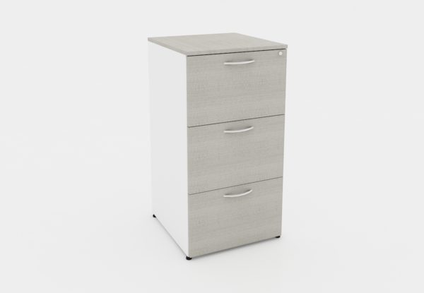 ARCHIVERO VERTICAL 3 GAVETAS CON CHAPA GENERAL DE 48 X 50 X 94cm. ** - muebles de oficina en veracruz y xalapa