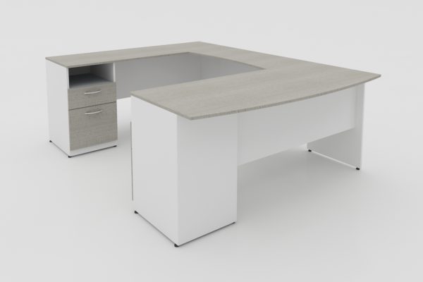 CONJUNTO EJECUTIVO SIN PEDESTAL Y CREDENZA: 160*210*75cm. ** - muebles de oficina en veracruz y xalapa