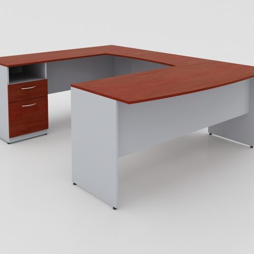 CONJUNTO EJECUTIVO SIN PEDESTAL Y CREDENZA: 160*210*75cm. ** - muebles de oficina en veracruz y xalapa