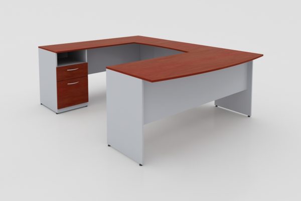CONJUNTO EJECUTIVO SIN PEDESTAL Y CREDENZA: 160*210*75cm. ** - muebles de oficina en veracruz y xalapa