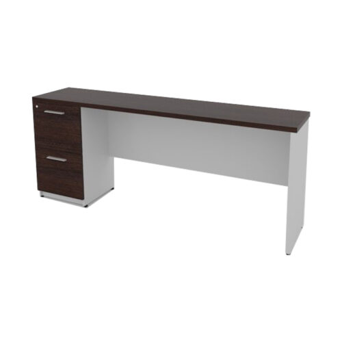 CREDENZA CON 1 PEDESTAL IZQUIERDO