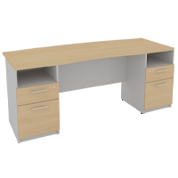 ESCRITORIO EJECUTIVO DE 2 PEDESTALES