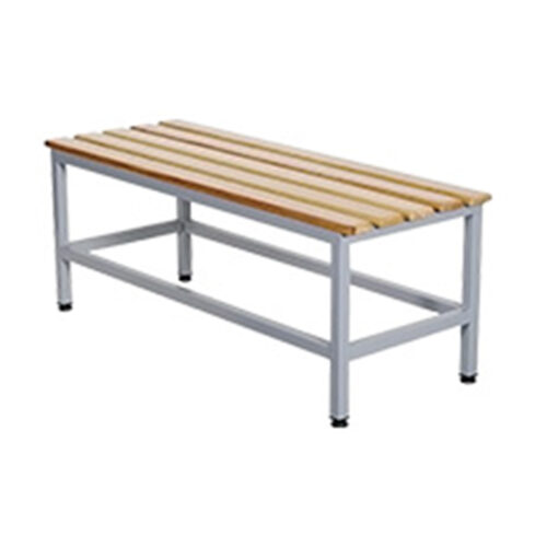 BANCA CON BASE METÁLICA