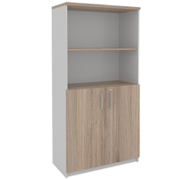 LIBRERO ALTO CON PUERTAS BAJAS