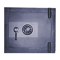 COFRE PARA EMPOTRAR COLOR NEGRO