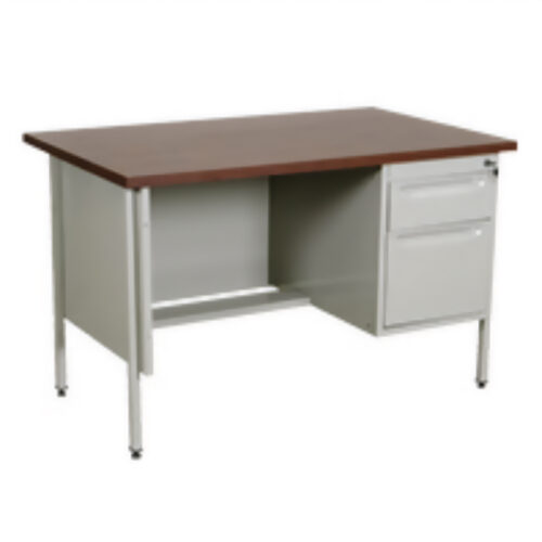 ESCRITORIO METÁLICO CON 1 PEDESTAL