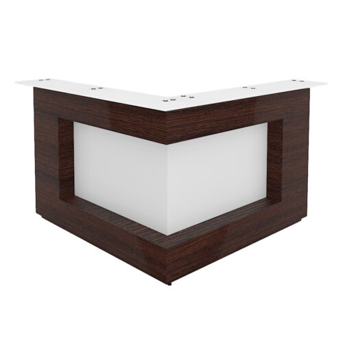 MOSTRADOR EN "L" DOBLE FRENTE