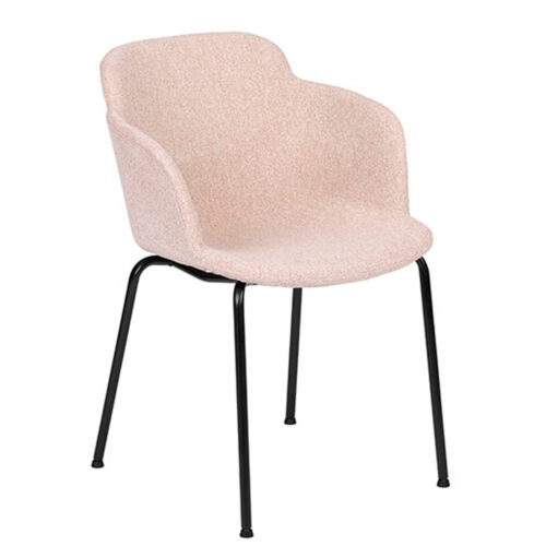 SILLA DE VISITAS CON PATAS METALICAS