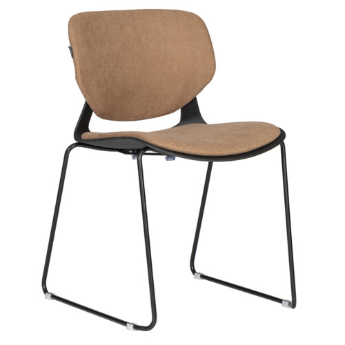 Silla VELATRI-T EqoVer con asiento y respaldo tapizados