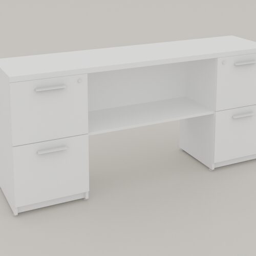 CREDENZA,2 PEDESTALES CAJON ARCH.Y 1 PUERTA ,160 X 40 X 75 A 28mm. - muebles de oficina en veracruz y xalapa