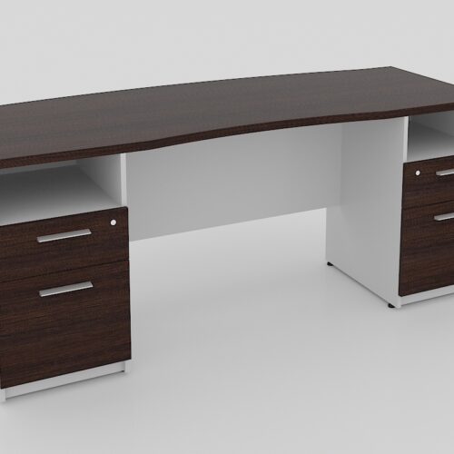 ESCRITORIO 2 PEDESTALES 4 CAJ Y PORTA PAP DE 180 X 70 X 60 X 75 CAL.28mm - muebles de oficina en veracruz y xalapa