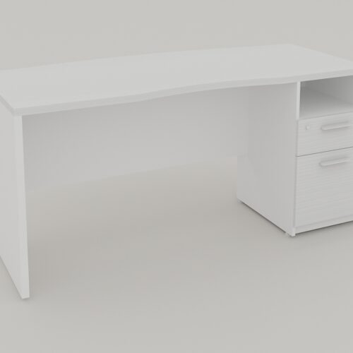 ESCRITORIO 1 PEDESTAL DERECHO, 2 CAJ Y PORTA PAP DE 180 X 70 X 60 X 75 A.28mm - muebles de oficina en veracruz y xalapa