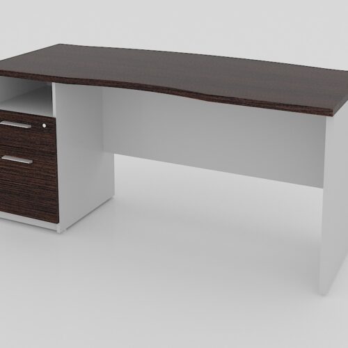 ESCRITORIO 1 PEDESTAL IZQUIERDO, 2 CAJ Y PORTA PAP DE 180 X 70 X 60 X 75 A.28mm - muebles de oficina en veracruz y xalapa