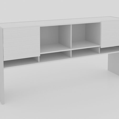 LIBRERO SOBREPONER CON PUERTAS ENTREPAÑOS FIJOS 1.78 X 85 X 40cm. - muebles de oficina en veracruz y xalapa