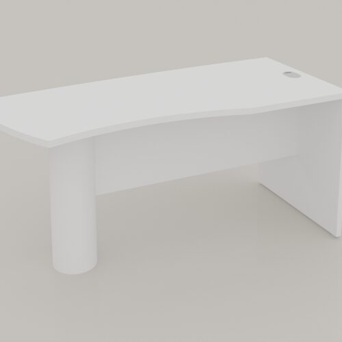 MESA DIRECCION TIPO TUCAN DE 180 X 70 X 60 X 75. BASE PIE REDONDO DER. - muebles de oficina en veracruz y xalapa