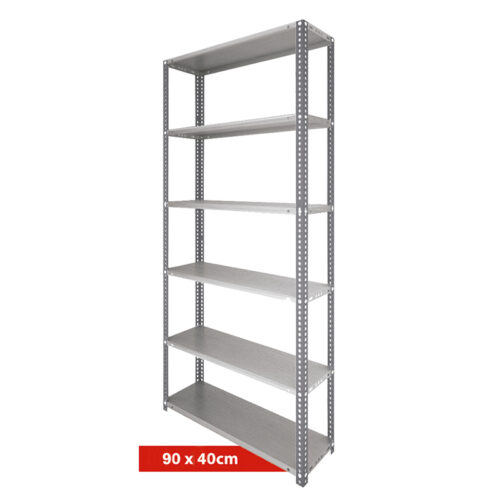 T0050798 ENTREPAÑO; 90*40mm.CAL.22 EN FRIO, GALVANIZADO PLUS, CAP.DE CARGA 80/100 **
