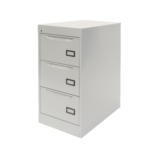 ARCHIVERO DE 3 GAVETAS CON CHAPA GENERAL DE 46.5*63.8*104.4cm. T. OFICIO ** - muebles de oficina en veracruz y xalapa