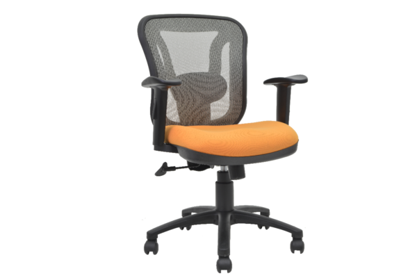 SILLON EJECUTIVO RESPALDO ALTO AJUSTE NEUMATICO, LEATHER TOUCH ** - muebles de oficina en veracruz y xalapa