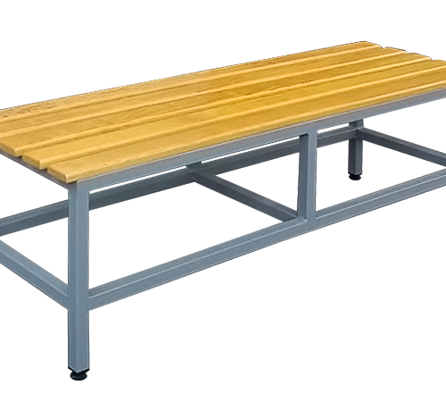 BANCA PARA VESTIDOR CON FAJILLAS DE MADERA DE 120 * 45 *45