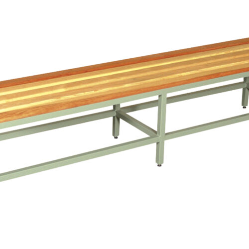 BANCA PARA VESTIDOR CON FAJILLAS DE MADERA DE 180 * 45 *45