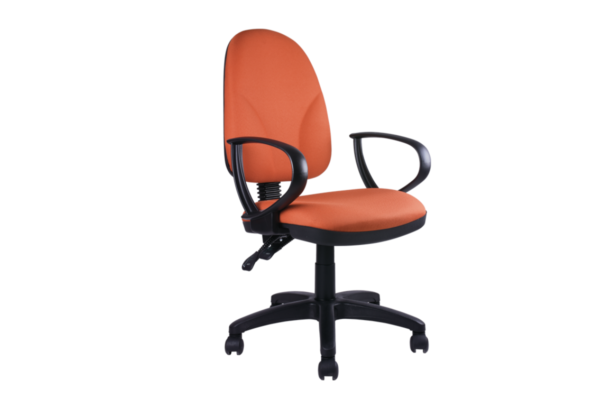 SILLA OPERATIVA RESP.ALTO, C/BRAZOS, 2 PALANCAS, AJUSTE NEUMATICO. TELA. ** - muebles de oficina en veracruz y xalapa