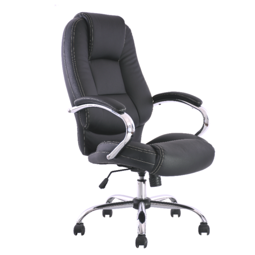 SILLON EJECUTIVO RESPALDO ALTO AJUSTE NEUMATICO, LEATHER TOUCH ** - muebles de oficina en veracruz y xalapa