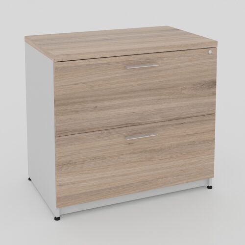 ARCHIVERO HORIZONTAL, 2 CAJONES ARCHIVOS DE 80 X 50 X 75cm. A 28mm. - muebles de oficina en veracruz y xalapa