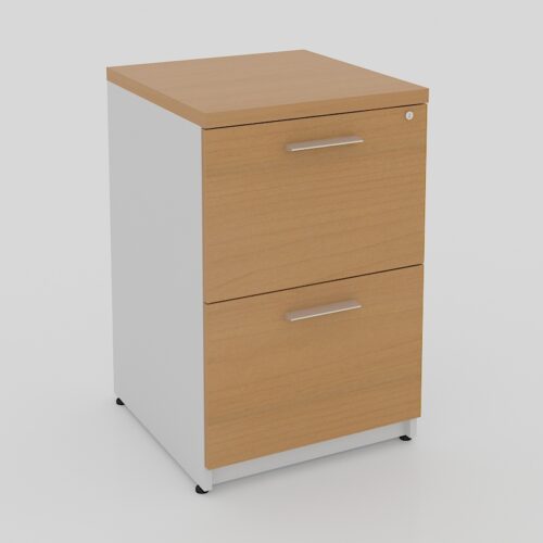 ARCHIVERO VERTICAL DE 2 GAVETAS DE 0.50 * 0.50*0.75M CAL 28MM - muebles de oficina en veracruz y xalapa