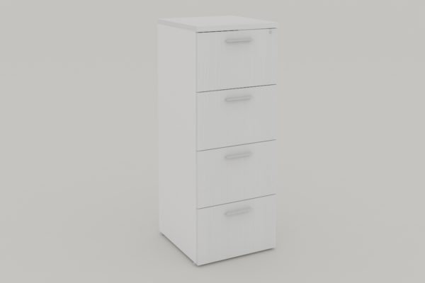 ARCHIVERO VERTICAL DE 4 GAVETAS DE 0.50 * 0.50*1.24M CAL 28MM - muebles de oficina en veracruz y xalapa