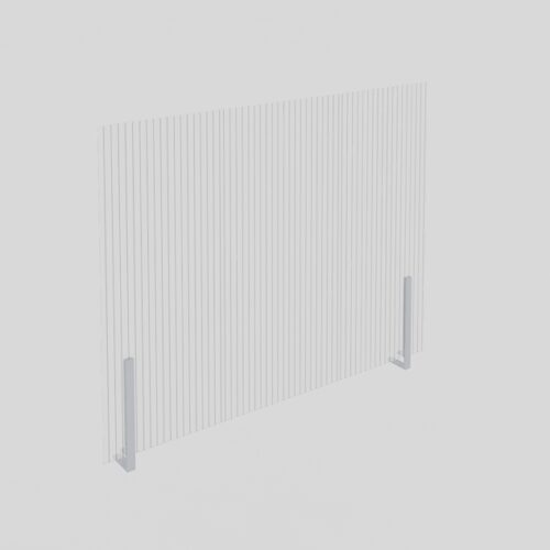 BIOMBO POLIICARBONATO 6MM.CON FALDON ALTO DE 150*70