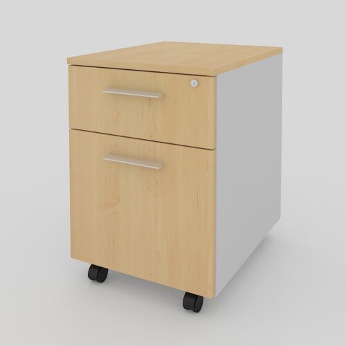 CAJONERA MOVIL C/RUEDAS Y CERRADURA, CAJON ARCH. Y PAP. 40 X 52 X 57 - muebles de oficina en veracruz y xalapa