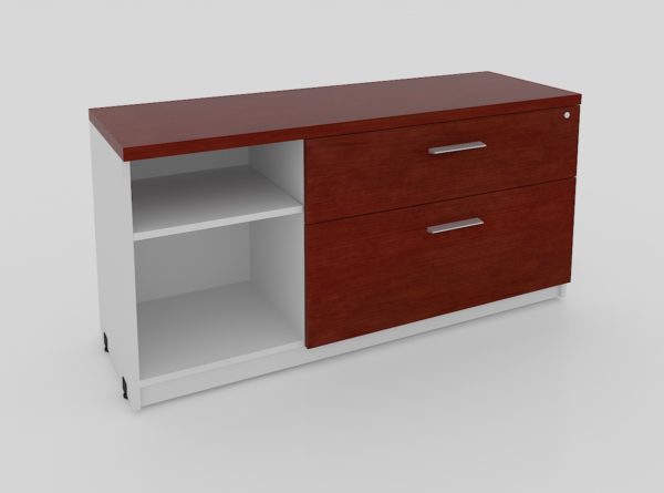 CREDENZA LATERAL DER.ARCHIVO,UTILIES,LIBRERO CERRADO 120X 40 X 62 DERECHA - muebles de oficina en veracruz y xalapa