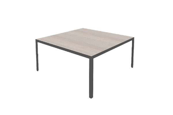 MESA DE REUNIONES STUDIO PATAS TRIANGULARES COLOR ANTRACITA DE 1.20 * 1.20M - muebles de oficina en veracruz y xalapa
