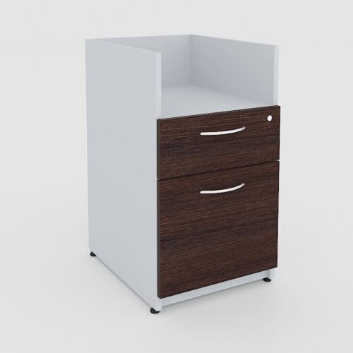 PEDESTAL FIJO CON CERRADURA, CAJON ARCHIVO Y 1 PAPELERO 40 X 60 X 75 - muebles de oficina en veracruz y xalapa
