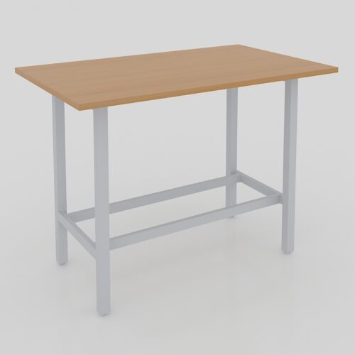 MESA ALTA DE 1.50X0.90X1.05M, PATA PORTICO, CAL 28 MM