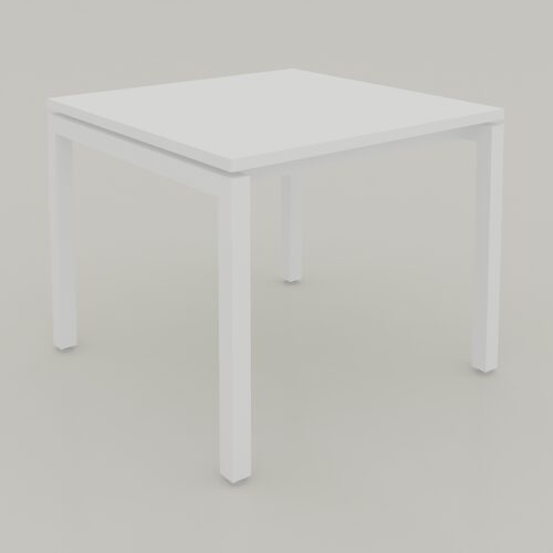 MESA MULTIUSOS DE 0.90X0.90X0.75 CON PATA PORTICO CAL 28 MM