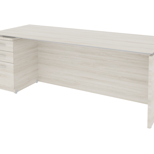 ESCRIT.MELAMINA, PEDESTAL IZQUIERDO 3 CAJONES DE 180 X 70 X 75. A.28/32mm. - muebles de oficina en veracruz y xalapa