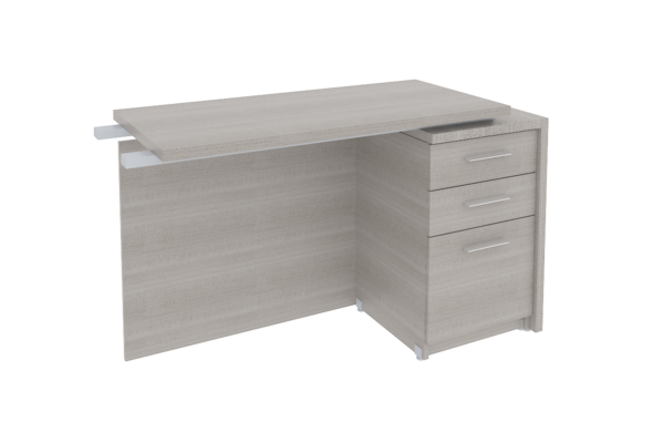 LATERAL DERECHA 3 CAJONES DE 120 X 50 X 75cm. A.28/32mm. - muebles de oficina en veracruz y xalapa