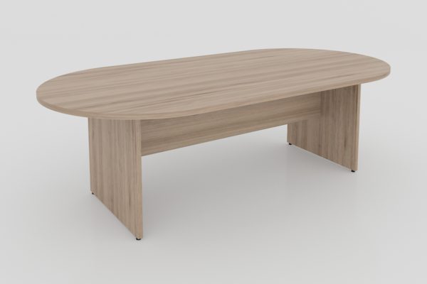 MESA DE JUNTAS OVALADA DE 240 X 120 X 75cm. A.28mm. - muebles de oficina en veracruz y xalapa