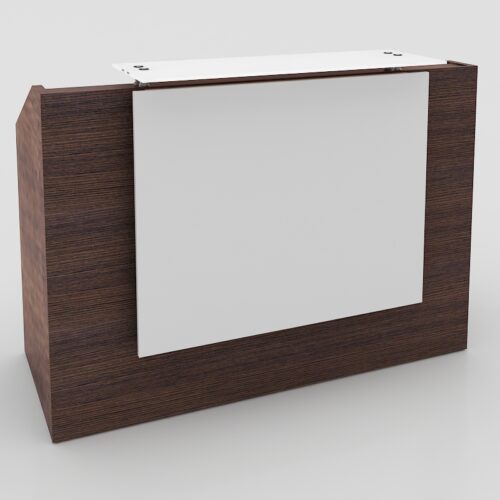 MOSTRADOR RECTO 3 FRENTES MELAMINA CUB. CRISTAL; ALTURA 110 X 150 - muebles de oficina en veracruz y xalapa