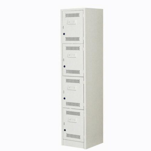 LOCKER ESTÁNDAR DE 4 PUERTAS CON PORTA -CANDADO DE 38*44.5*1.80.7,CAL.24 ** - muebles de oficina en veracruz y xalapa
