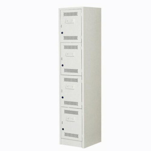 LOCKER PRACTICO DE 4 PUERTAS CON PORTA -CANDADO DE 30.2*30*1.80.7 CAL.24 ** - muebles de oficina en veracruz y xalapa