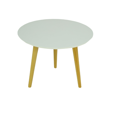 MESA ESQUINERA CUB.BLANCA MDF CANTO INVERTIDO, 120X60X40cm DE ALTO, PATAS HAYA NATURAL - muebles de oficina en veracruz y xalapa