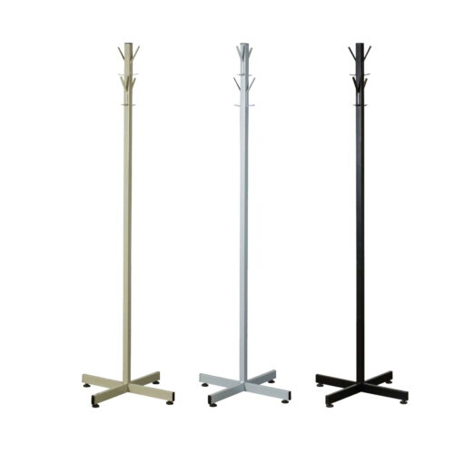 PERCHERO DE 177cm DE ALTO CON BASE EN FORMA DE CRUZ DE 55cm.