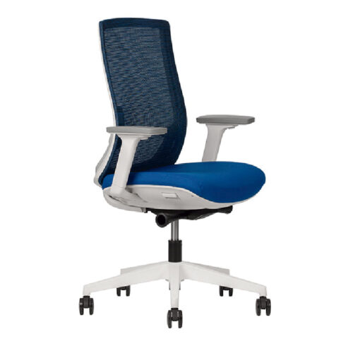 SILLON EJECUTIVO, BRAZOS AJUSTABLES, ASIENTO TAPIZ TELARESPALDO MALLA GRIS,VINO O AZUL. - muebles de oficina en veracruz y xalapa
