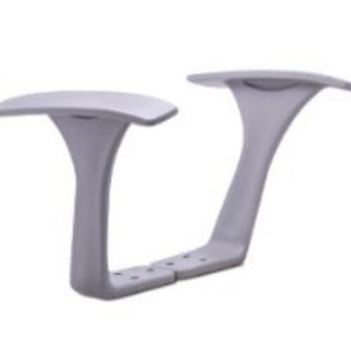 BRAZOS FIJOS POLIURETANO GRIS, SILLA SECRTARIAL MODELO RE680