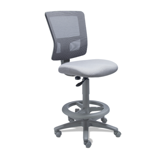 SILLA OPERATIVA PARA CAJERO QUADRA, NEUMATICA ERGONOMICA RESPALDO MEDIO - muebles de oficina en veracruz y xalapa